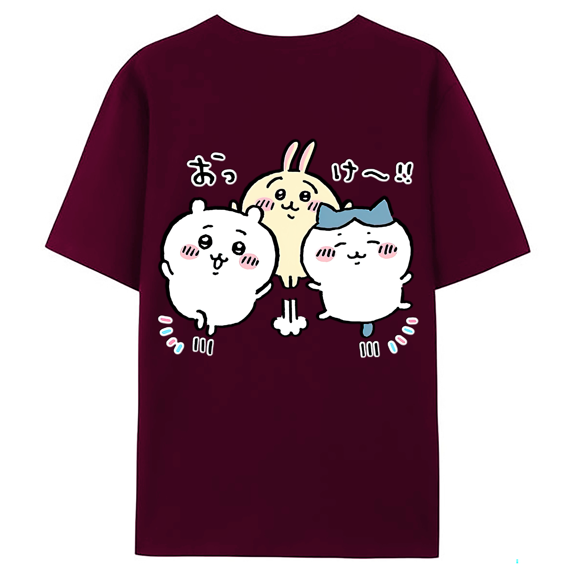 （画像用） ちいかわ ちいかわ Chii-kawa chiikawa レディース半袖Tシャツ(バックプリント)
